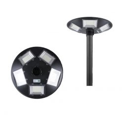 Đèn đường UFO năng lượng mặt trời 500W Ánh Sáng Vàng 5 pin