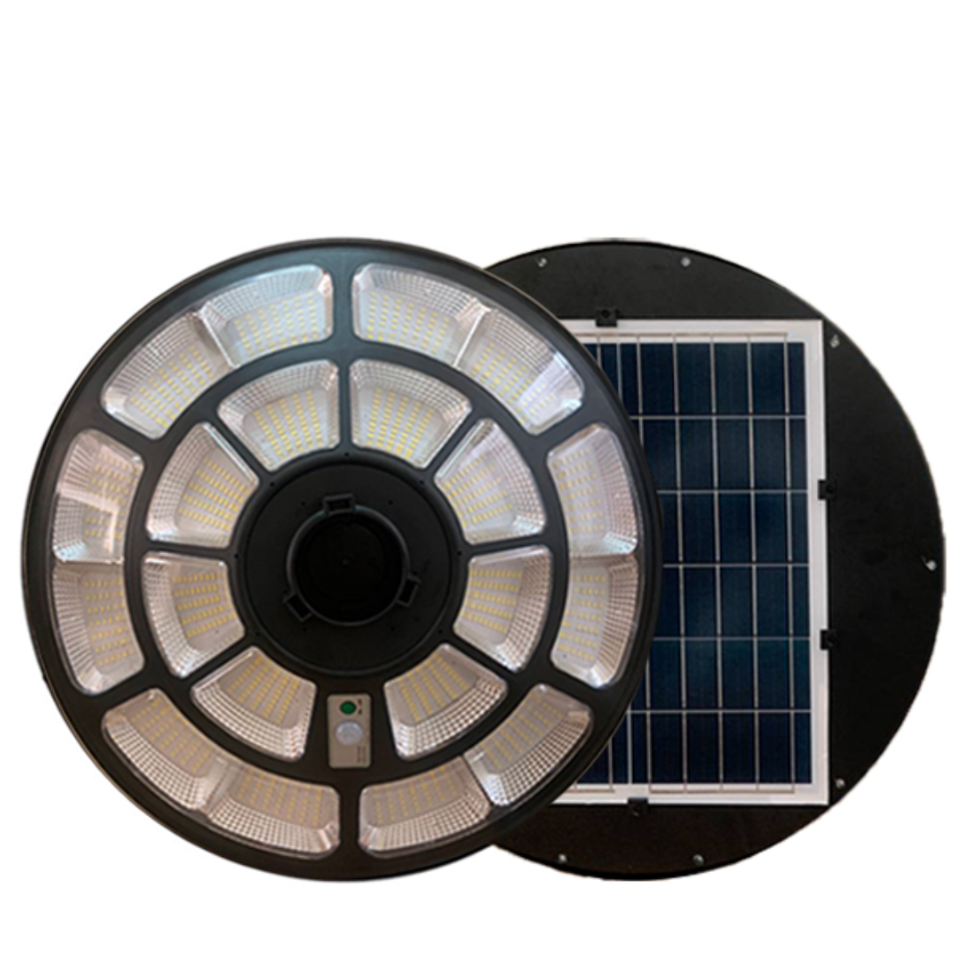Đèn đường UFO năng lượng mặt trời JD-V1000W Nhôm Đúc Tấm Pin Mono