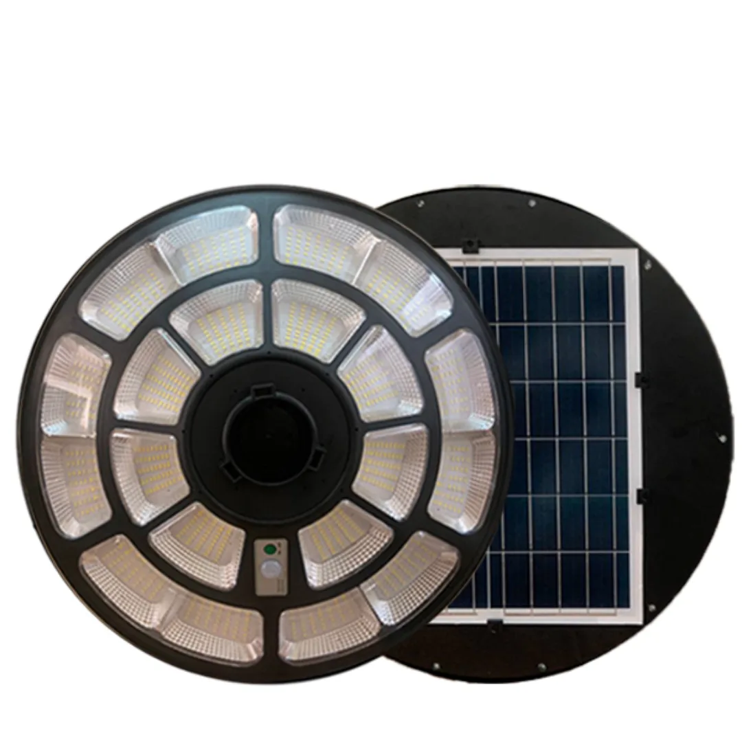 Đèn đường UFO năng lượng mặt trời JD-V1000W Nhôm Đúc Tấm Pin Mono