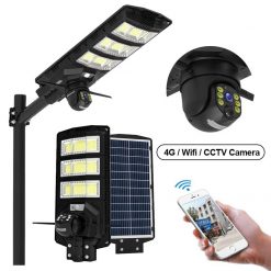 Đèn năng lượng mặt trời tích hợp Camera 4G KFC 1200W
