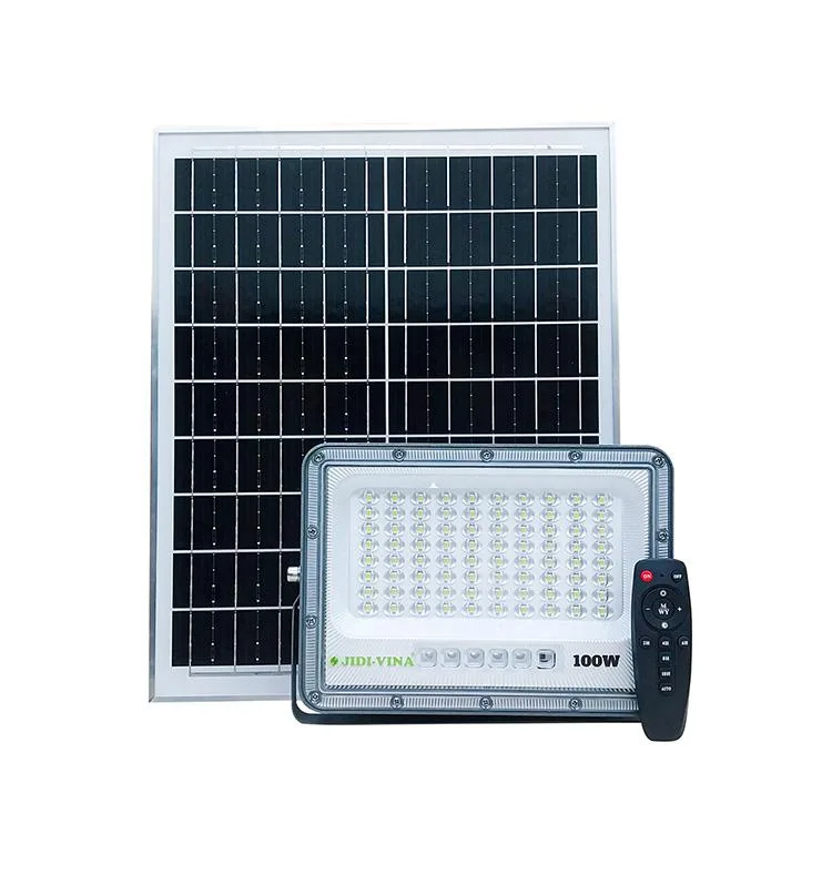 Đèn pha năng lượng mặt trời JD T100 New Mono-2 pin