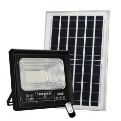 Đèn pha năng lượng mặt trời JD T100 New Mono-2 pin