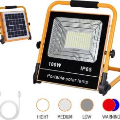 Đèn sạc cầm tay năng lượng mặt trời 100W