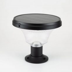 Đèn trụ sân vườn năng lượng mặt trời H580B 5W màu đen