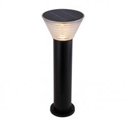 Đèn trụ sân vườn năng lượng mặt trời H580B 5W màu đen
