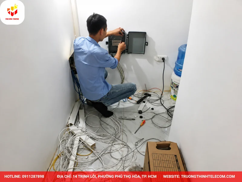 Dịch vụ kéo mạng lan Nhà phố