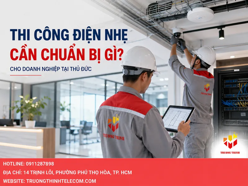 thi công điện nhẹ Thủ Đức - hình minh họa