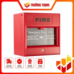 Nút nhấn đập vỡ khẩn cấp , màu đỏ (Hikvision) DS-K7PEB