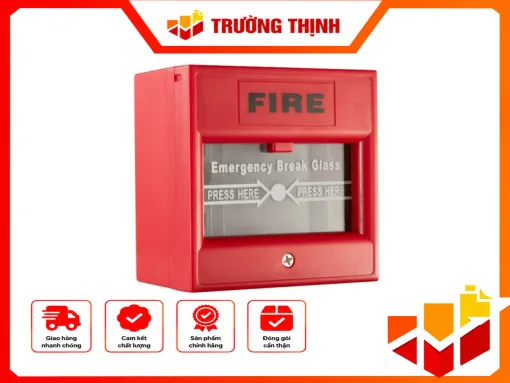 Nút nhấn đập vỡ khẩn cấp , màu đỏ (Hikvision) DS-K7PEB