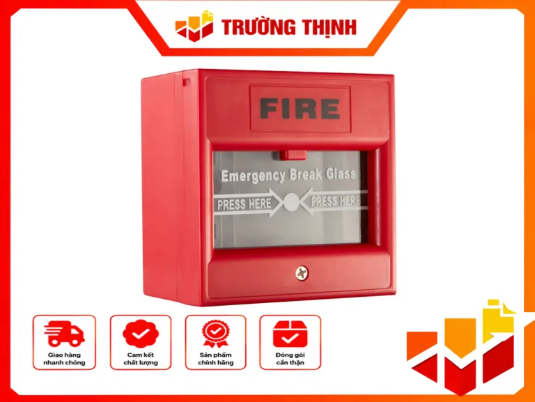 Nút nhấn đập vỡ khẩn cấp , màu đỏ (Hikvision) DS-K7PEB