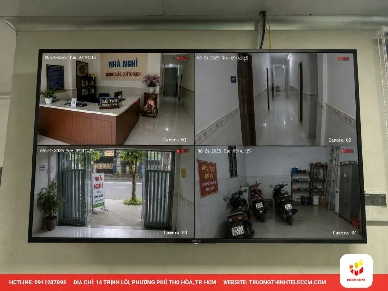 Dự án 1: Hệ thống camera tiết kiệm cho Nhà nghỉ Minh Anh – Quận Tân Bình