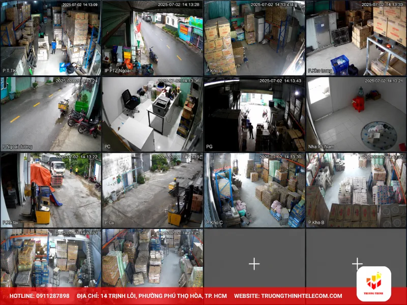 Dự án lắp đặt camera nhà kho tại Gò Vấp