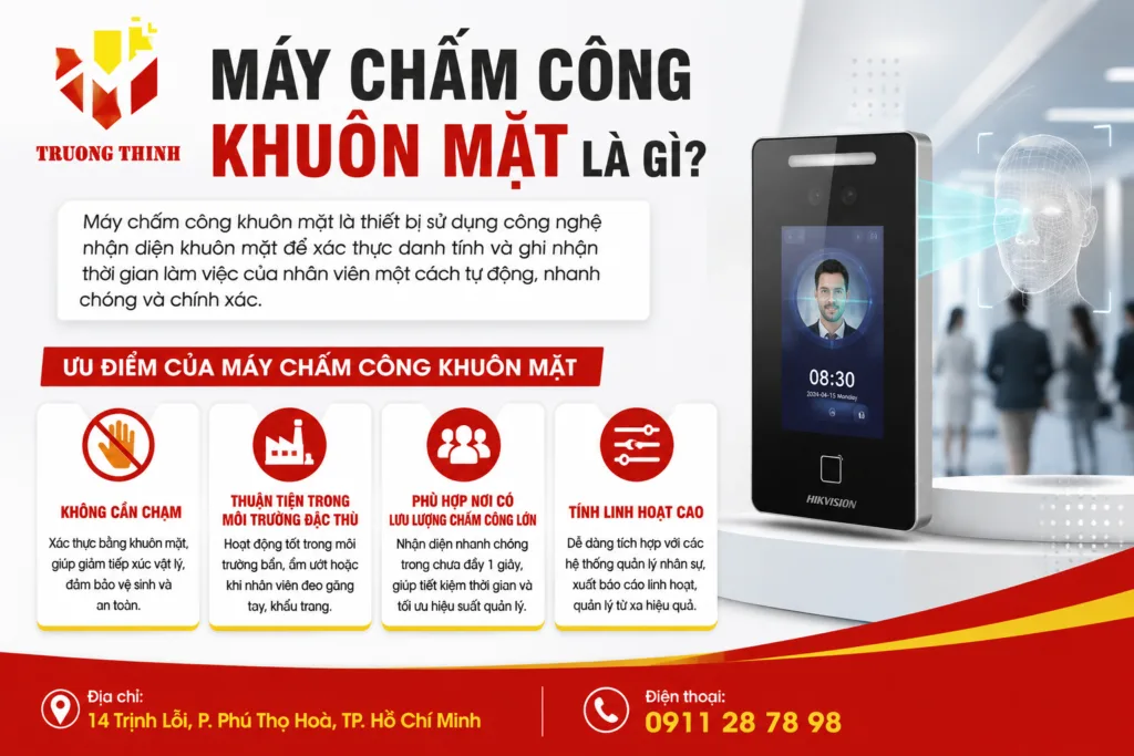 Máy chấm công khuôn mặt là gì?