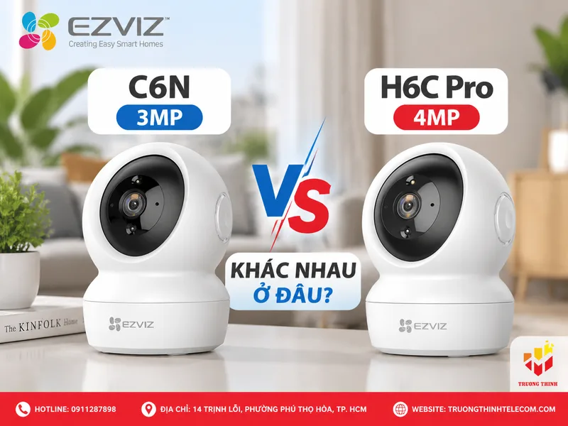EZVIZ C6N 3MP vs H6C Pro 4MP