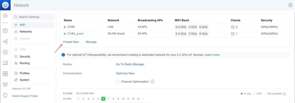 Chọn đúng SSID cần đổi