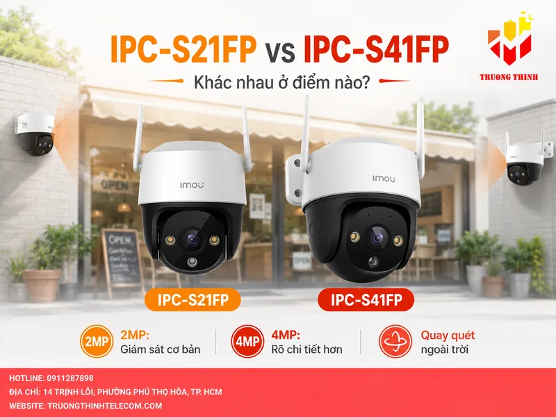 Hai camera này khác nhau ở điểm nào khi đặt vào cùng một vị trí?