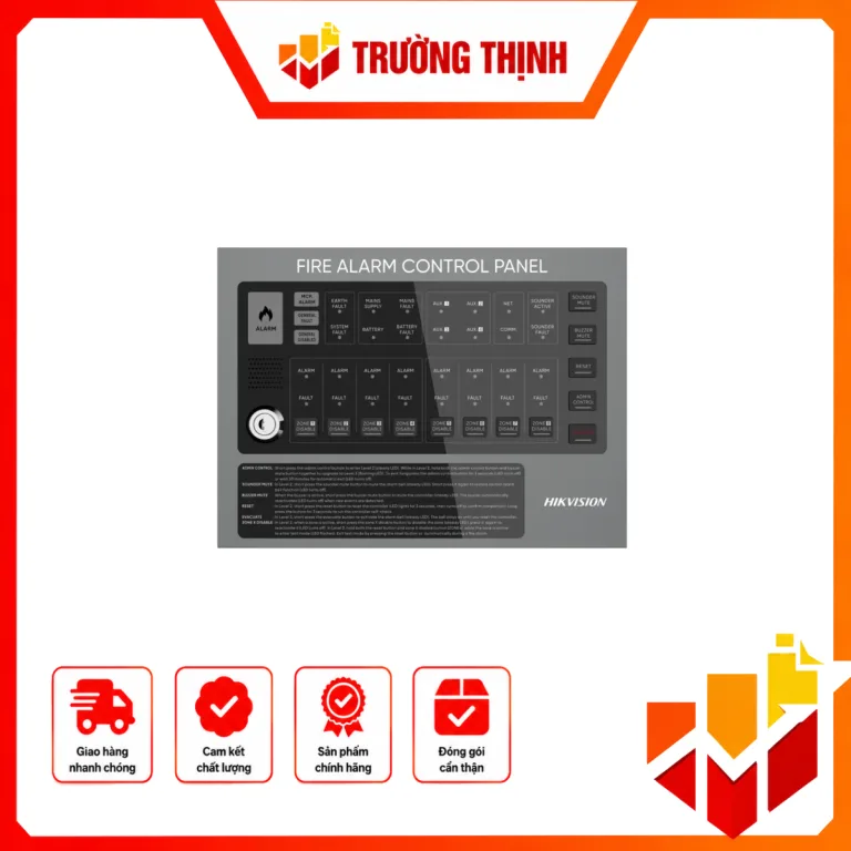 HF-C108 – Tủ Trung tâm báo cháy thông thường – 8 zone