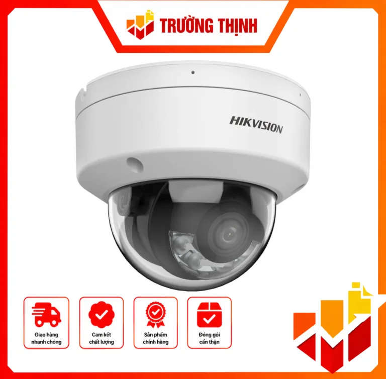 Camera IP Dome 4MP – CÓ MÀU 24/24 tích hợp MIC