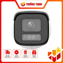 Camera IP Trụ hồng ngoại 2MP chuẩn nén H.265+, ống kính 2.8-12mm