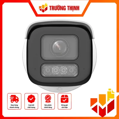 Camera IP Trụ hồng ngoại 2MP chuẩn nén H.265+, ống kính 2.8-12mm
