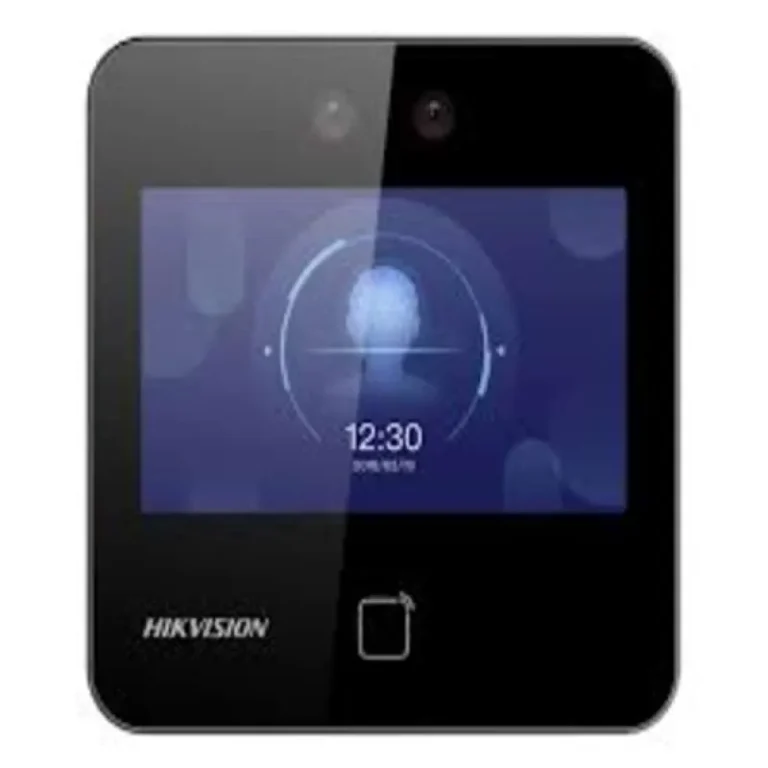Máy chấm công nhận diên khuôn mặt + vân tay + Thẻ Mifare DS-K1T343MFX