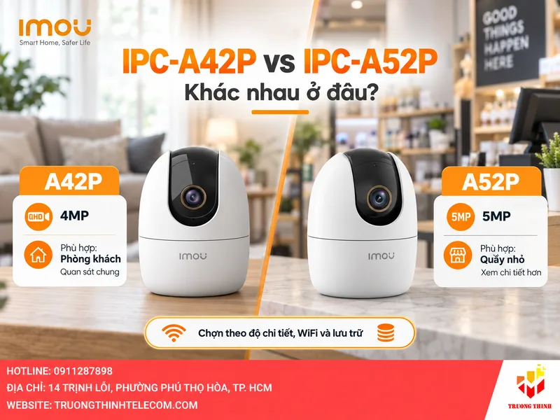 IPC-A42P và IPC-A52P khác nhau ở đâu khi đặt vào nhu cầu thực tế?