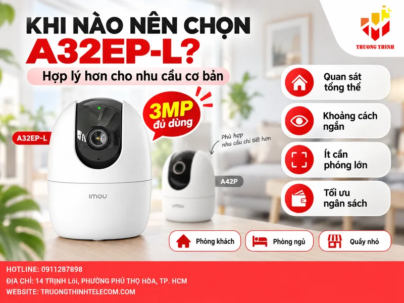 Khi nào A32EP-L là phương án hợp lý hơn dù có độ phân giải thấp hơn?