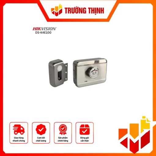 Khóa điện cổng ngoài trời dùng cho hệ thống chuông cửa có hình và hê thống kiểm soát vào ra DS-K4E100