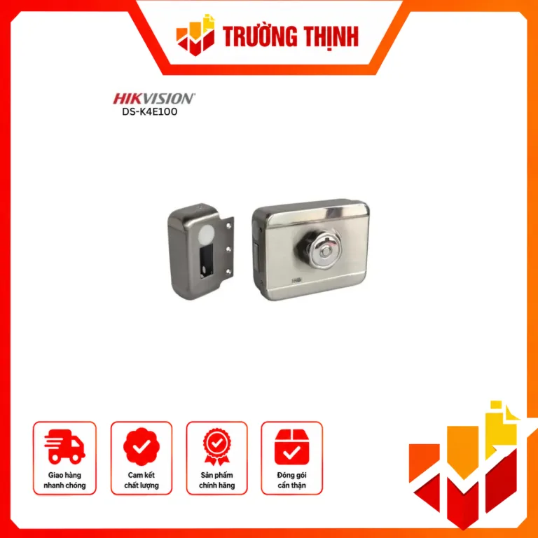 Khóa điện cổng ngoài trời dùng cho hệ thống chuông cửa có hình và hê thống kiểm soát vào ra DS-K4E100