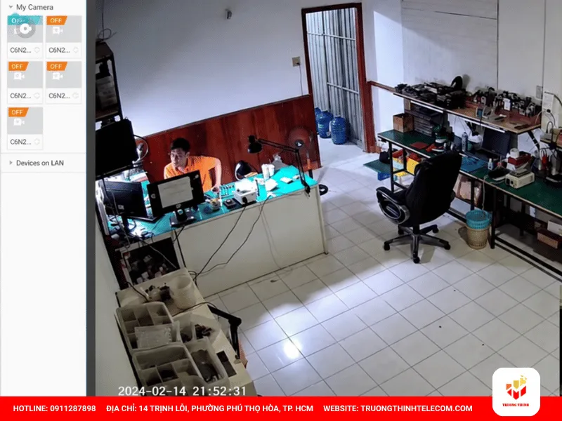 Khởi động phần mềm EZVIZ Studio và đăng nhập
