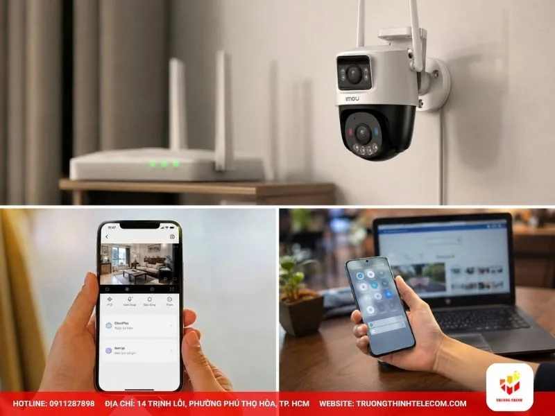 Kiểm tra nhanh WiFi và đường truyền trước khi chỉnh camera