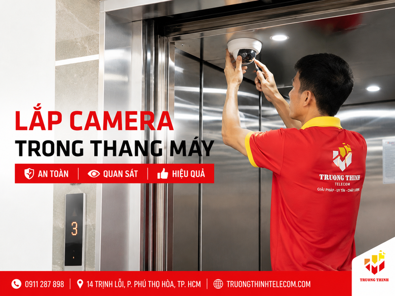 Lắp camera trong thang máy