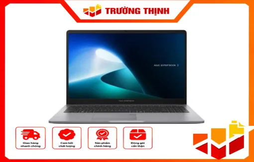 Laptop ASUS P1503CVA CORE 5 210H/8GB/512GB SSD/INTEL GRAPHICS/15.6″ FHD/AX+BT/FP/WIN 11 HOME/XÁM (MISTY GREY)/2YW – P1503CVA-C5H08-50W