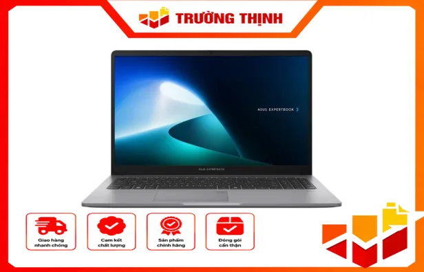 Laptop ASUS P1503CVA CORE 5 210H/8GB/512GB SSD/INTEL GRAPHICS/15.6″ FHD/AX+BT/FP/WIN 11 HOME/XÁM (MISTY GREY)/2YW – P1503CVA-C5H08-50W
