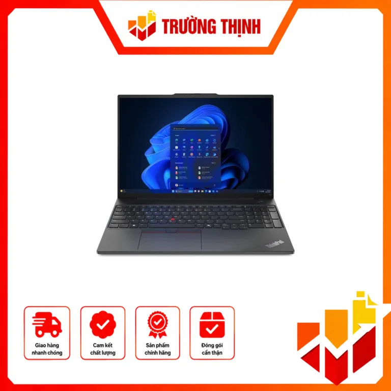 Laptop LENOVO THINKPAD E16 GEN 3U5- 135H/16GD5/512GSSD/16.0WUXGA/ FP/IR/ WIFI6/ BT/3C48/NOOS/LEDKB/2Y/ĐEN – 21SR00A6VA