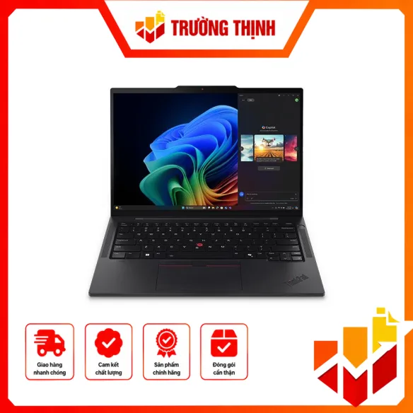 Laptop LENOVO THINKPAD T14S GEN 6U5- 228V/32GD5X/1TBSSD/1 4.0WUXGA/FP/IR/WIFI7/BT/3C58/W11P/LEDK B/3Y/ĐEN – 21QX00LJVN