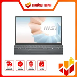Laptop MSI MODERN 14 H1M-014VN (CORE 7 150U; 16GB; 512GB SSD; UMA; 14″ FHD+; WIN11; PLATINUM; TÚI XÁCH)