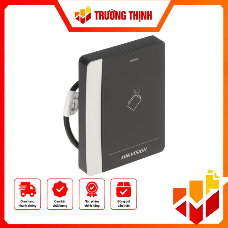 Đầu đọc thẻ hỗ trợ RS-485 và Wiegand (W26/W34) DS-K1102AMK
