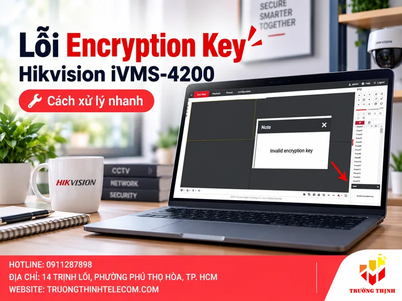 Lỗi Encryption Key Hikvision iVMS-4200