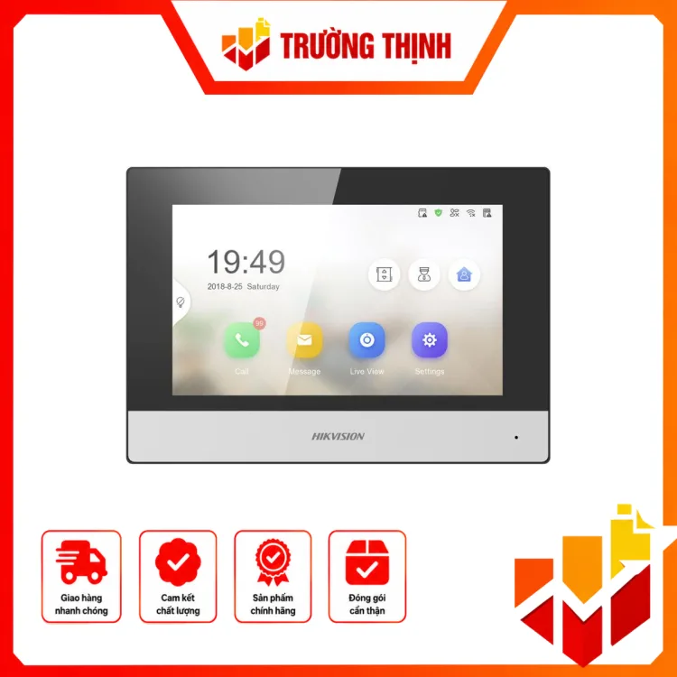 Màn hình căn hộ thế hệ 2 kích thước 7 inch (Thiết kế viền mỏng, hiện đại) SH-KH6352-WTE1