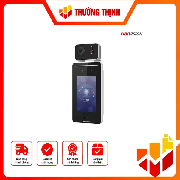 Máy chấm công đo thân nhiệt, nhận diên khuôn mặt + thẻ Mifare DS-K1T341BMWI-T