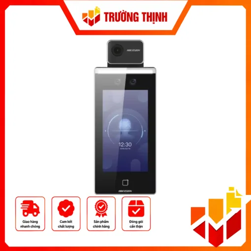 Máy chấm công đo thân nhiệt, nhận diên khuôn mặt + thẻ Mifare DS-K1TA70MI-T