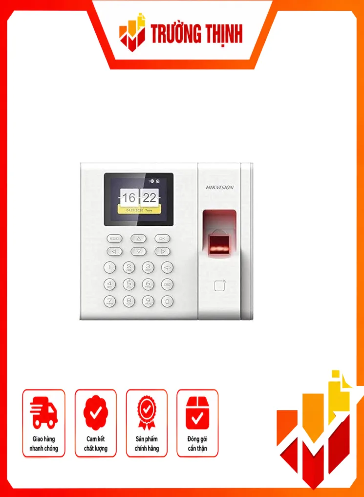 Máy Chấm Công Vân Tay + Card Mifare, Màn hình LCD 2.4 inch SH-K1A9853MF