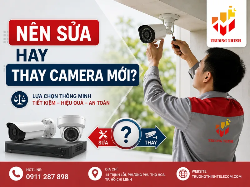 Nên sửa hay thay camera mới?