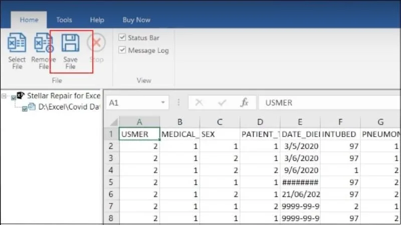 Nhấn Save File để lưu lại
