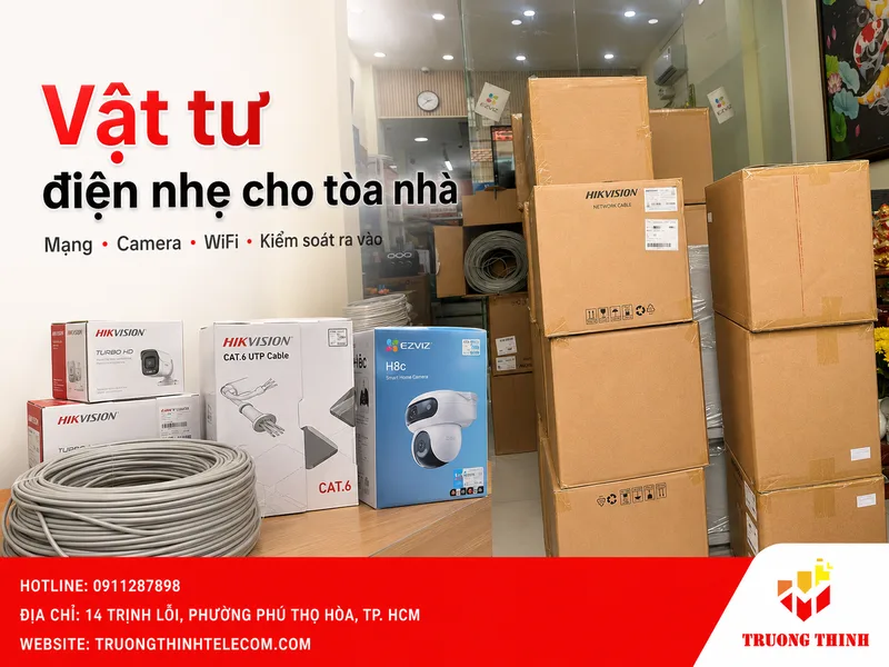 Nhu cầu sử dụng vật tư điện nhẹ trong tòa nhà