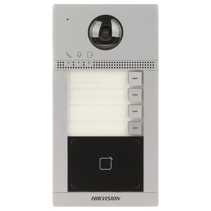 Nút bấm IP 4 cổng cho villa thiết kế sang trọng DS-KV8413-WME1