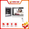 Nút bấm IP 7 cổng cho bảy căn hộ riêng biệt, thiết kế sang trọng (Lắp âm tường) DS-KIS27