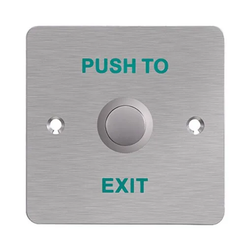Nút Exit: Mạt hợp kim nhôm, nút bấm thép DS-K7P01
