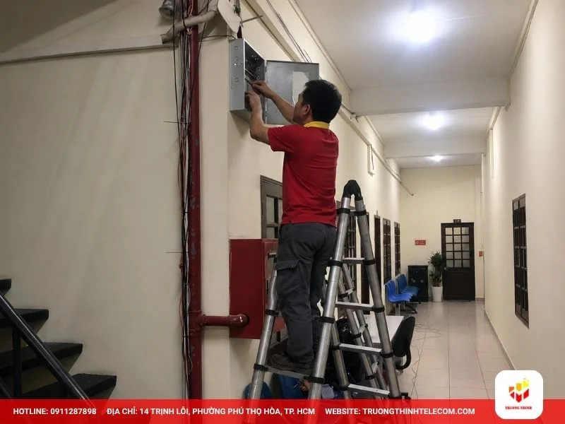Quy trình thi công hệ thống điện nhẹ tại Quận 7